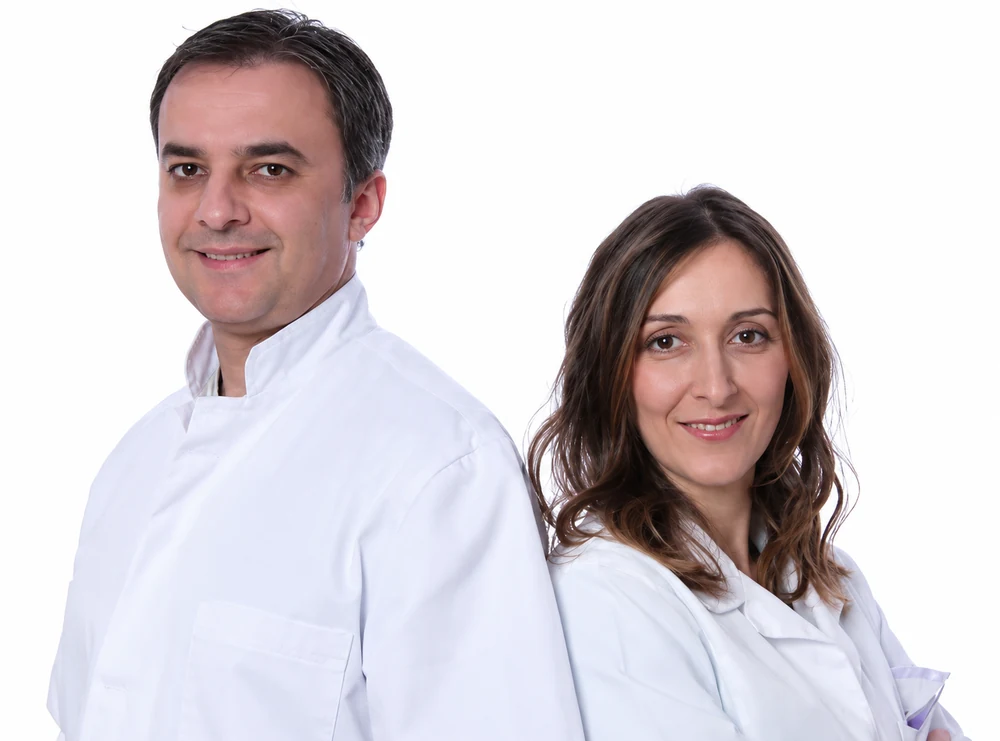 Dr. Ilias Dzajkovski and Dr. Maja Dimitrovska-Dzajkovska of PermaSmile! in Ottawa